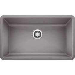 Blanco 440148 Precis Super Single Bowl: Metallic Undermount Kitchen Sink