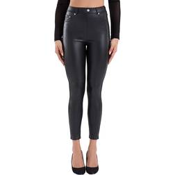 Tagoo Women High Waisted Pleather Pants