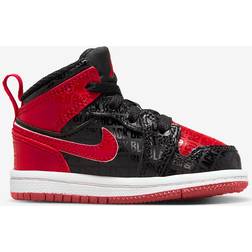 Nike Jordan 1 Mid SS - Black/White/Gym Red