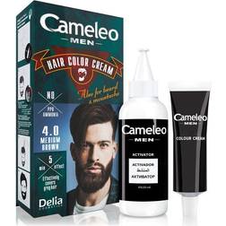 Delia Cameleo Men Hair, beard and mustache coloring cream No. 4.0 medium 1op.