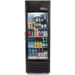 Premium Levella PRF907DX Single Door Merchandiser Refrigerator-Upright Black