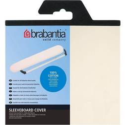 Brabantia Sleeve Board Cover, 60x10cm Pure Cotton Cover with 2mm Foam Ecru