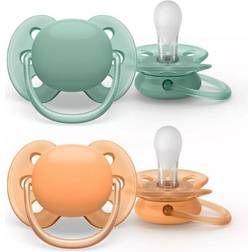 Philips Avent Ultra Soft Soother 0-6m 2-pack