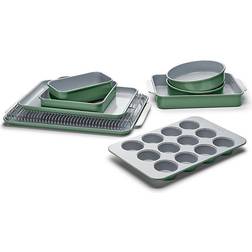 Caraway Ceramic Bakeware Sage Sage Cookware Set