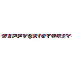 Unique 6.5ft Avengers Birthday Banner