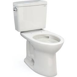 Toto Drake 1.28 GPF Elongated Bowl Toilet, 17-3/16"Wx28-3/8"Dx30-1/8"H, Colonial White