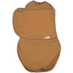 Embe Size 3-6M Classic Transitional Cotton Swaddleout In Tan Sand Sand 3-6 Months