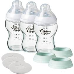 Tommee Tippee Closer to Nature Glass Baby Bottle Set 9oz/3ct