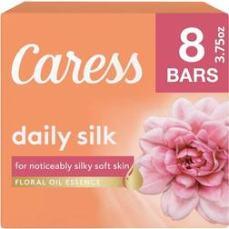 Unilever Daily Silk White Peach & Blossom Scent Bar Soap 8pk