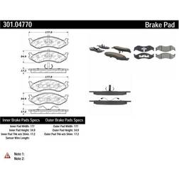 Centric Parts Premium Disc Brake Pad