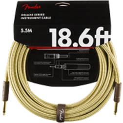 Fender Deluxe Series Instrument Cable 18.6 Foot Tweed