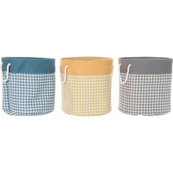 Dkd Home Decor basket Houndstooth