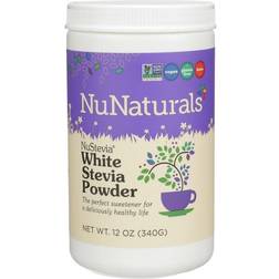 NuNaturals NuStevia Sweetener White Stevia Powder