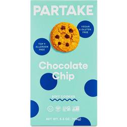 Partake Foods Gluten Free Vegan Soft Baked Chocolate Chip Cookies