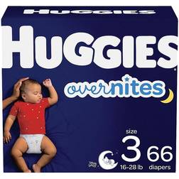 Huggies Overnites Size 3 66-Count Winnie The Pooh Disposable Diapers