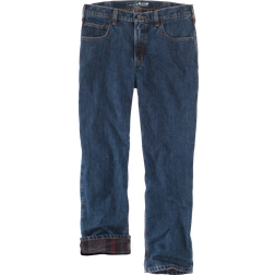 Carhartt Men's Relaxed Fit Flannel Lined 5 Pocket Jeans