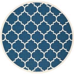 Safavieh 6'7" Round Courtyard Alyssa Blue, Beige