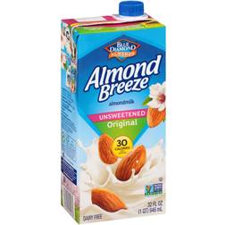Blue Diamond Breeze Almond milk Unsweetened Original 32fl oz