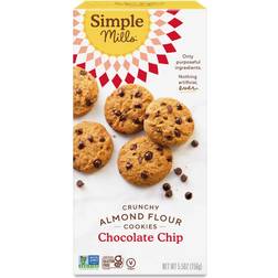 Simple Mills Gluten-Free Almond Flour Crunchy Cookies Chocolate Chip