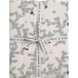 Garbo&Friends Pomegranate Muslin 120 Fitted Sheet