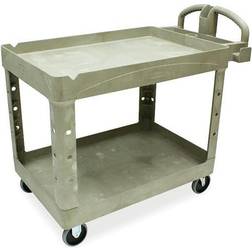 Rubbermaid Commercial Heavy-duty Utility Cart, Two-shelf, 25.9w X 45.2d X