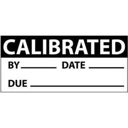 NMC Marker Inspection Labels- Calibrated, Blk/Wht, 1X2