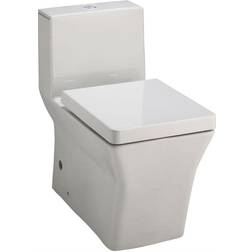 Kohler Rêve Comfort Height One-piece compact elongated chair height dual-flush chair-height toilet with slow-close seat