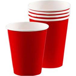 Amscan Apple Red 20 Ct Paper 9 oz Cups Christmas
