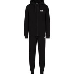 Emporio Armani Core ID Hooded Tracksuit - Black