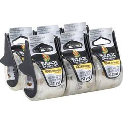 Duck Max Packaging Tape With Dispenser, 1.5" Core, 1.88" X 22