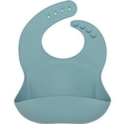 Loulou Lollipop Slate Silicone Bib Slate Bib