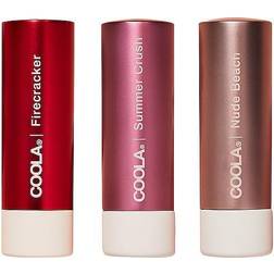 Coola Mineral Liplux Lip Balm SPF30 Trio Summer Crush, Beach Summer Crush