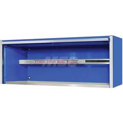 Extreme Tools 72" Blue Power Workstation Hutch with Chrome