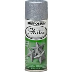 Rust-Oleum 267734 Specialty Glitter Spray Wood Paint Silver