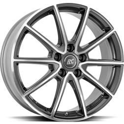 Brock RC32 Titanium Grey Full Polish 8.5x19 5/112 ET48