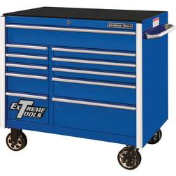 41" 11-Drawer Roller Cabinet, Blue