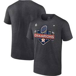 Fanatics Houston Astros Heather Charcoal 2022 World Series Champions Locker Room T-Shirt Sr