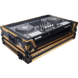 Prox Xs-Ddj1000 Gold And Black Flight Case With Wheels For Ddj-1000, Ddj-100Srt, Ddj-Flx6, Ddj-Sx And Mc7000