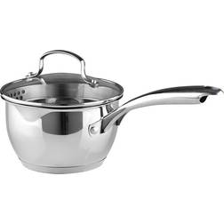 Bergner Essentials Stainless-Steel Saucier Tempered with lid