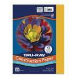 Pacon Tru-Ray Construction Paper 9" x 12" Gold, 50 Sheets