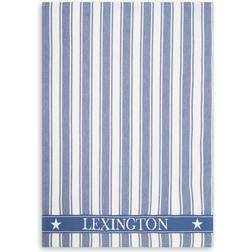 Lexington Icons Twill Waffle Striped Viskestykke Küchenhandtuch Weiß, Blau (70x50cm)