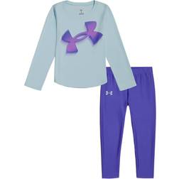 Under Armour Girl's Static Loo Tee and Tights Set