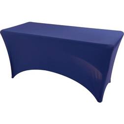 Iceberg 72"L Stretch-Fabric Tablecloth Blue