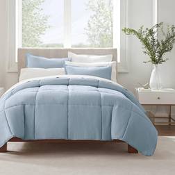 Serta Simply Clean Bedspread Blue