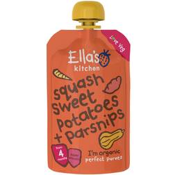 Ella s Kitchen Squash, Sweet Potatoes and Parsnips Puree 120g 1pakk