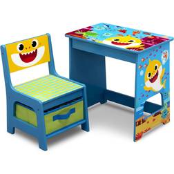 Delta Children Baby Shark Wood Art Desk and Chair