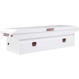 Weather Guard 72in. White Steel Low Profile Crossover Truck Tool Box