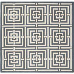 Safavieh Courtyard Navy/Beige Blue, Beige