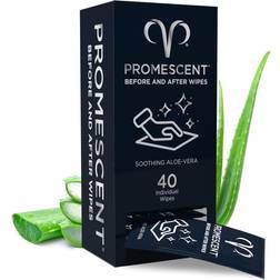 Promescent Flushable Wet Wipes for with Aloe Vera Personal Cleansing Intimate Hygiene