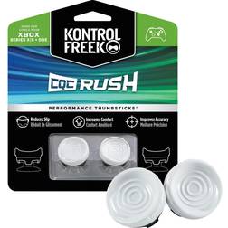 KontrolFreek CQC Rush for Xbox One Series X Performance Thumbsticks 2 Mid-Rise Concave White